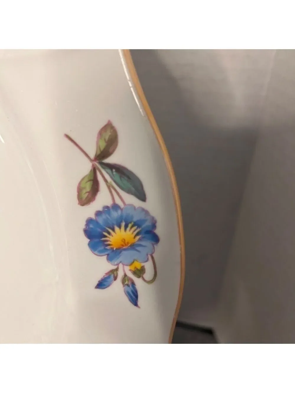 Vintage Spode Copeland England Floral Serving Plate 12.5” Diameter 1” Height